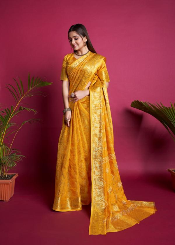 Rupli Gold Butta 3 Fancy Art Silk Saree Collection